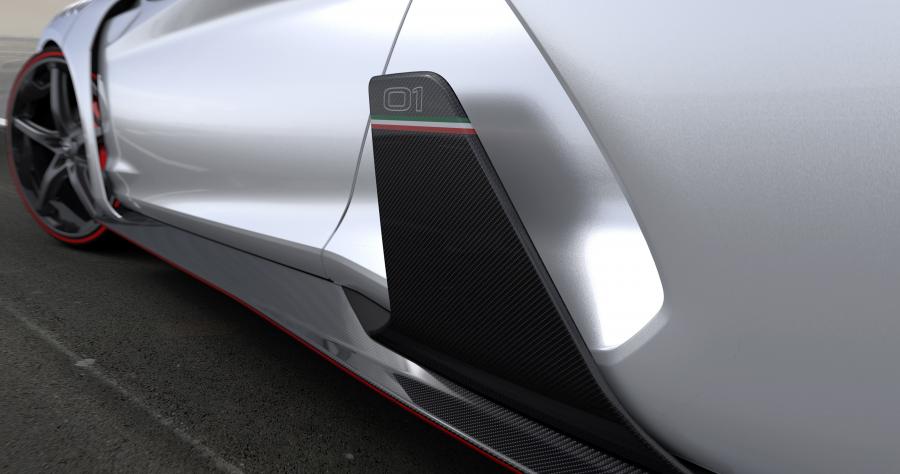 Детали экстерьера ItalDesign Zerouno 2017 года  (фото 11 из 40)